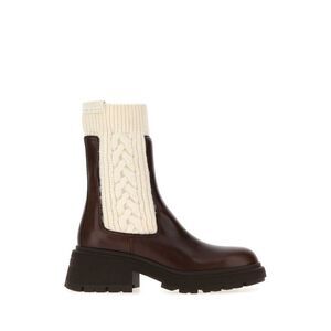 Jimmy Choo Women Brown Leather Tamia Boots